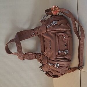Angelo Barcelo Chic Tan Satchel by